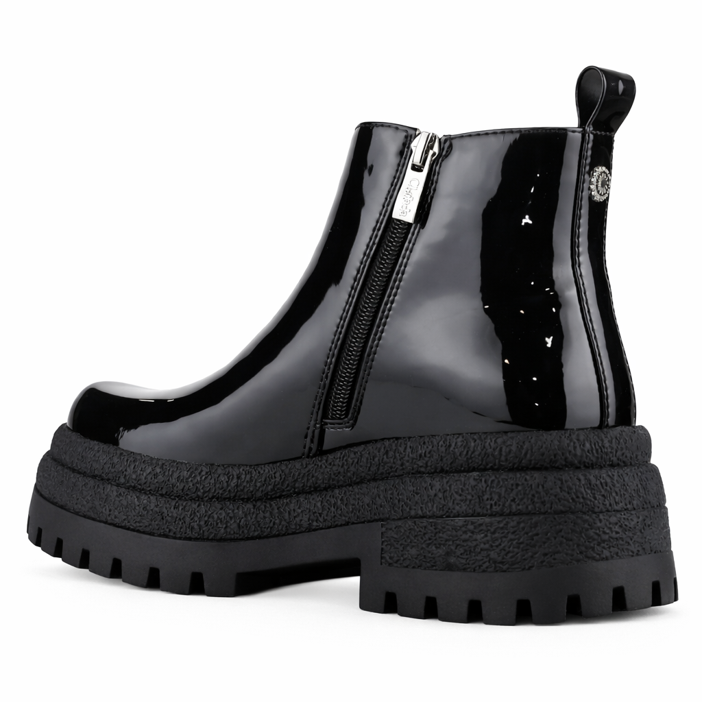 BOTIN NEGRO MUJER CASUAL CHALADA KREPIN 3 - 4