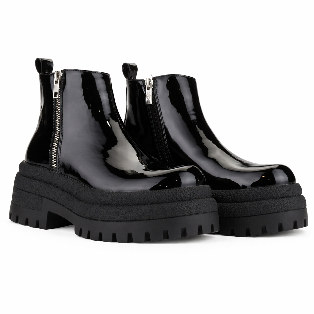 BOTIN NEGRO MUJER CASUAL CHALADA KREPIN 3 - 5