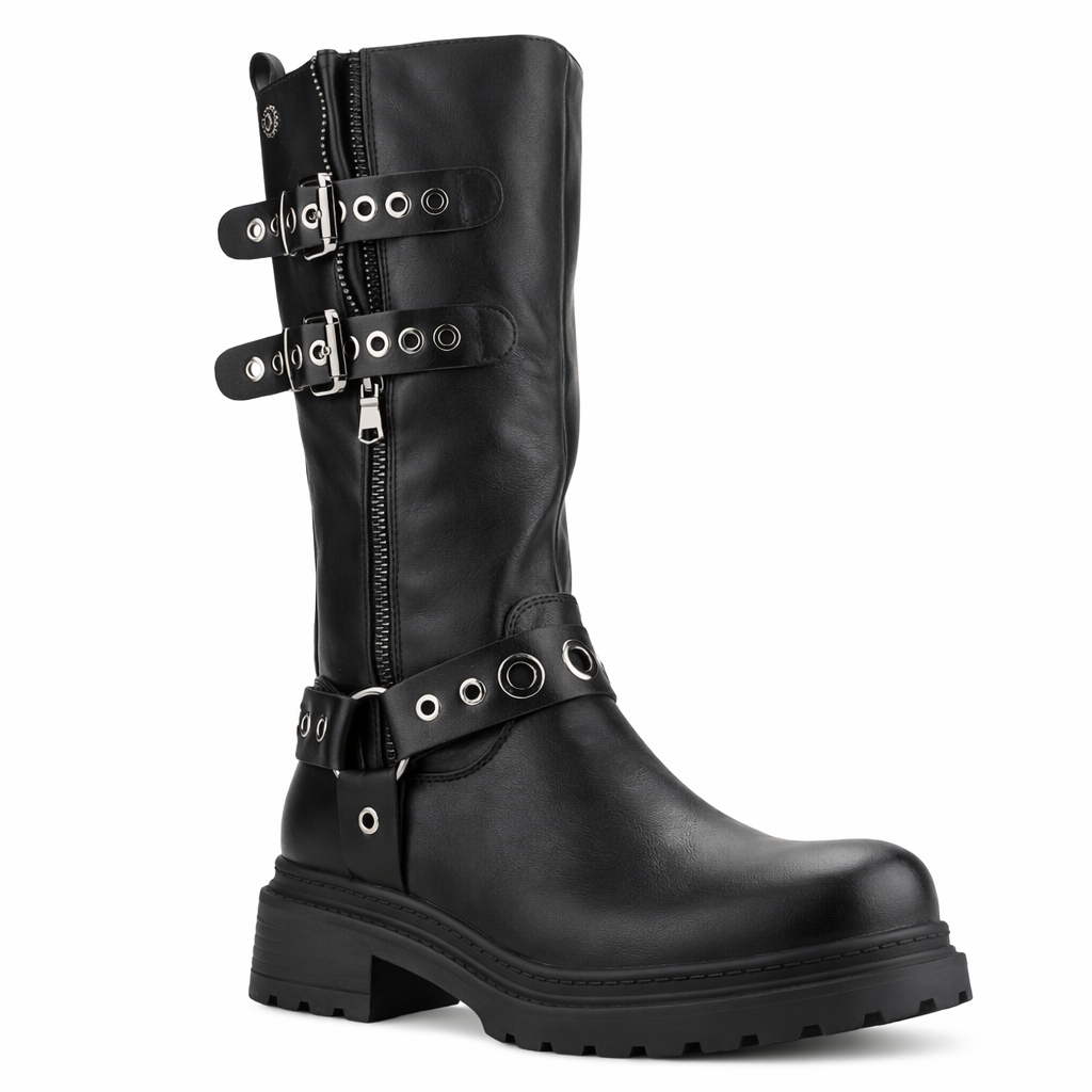 BOTIN NEGRO MUJER CASUAL CHALADA BIKA - 3