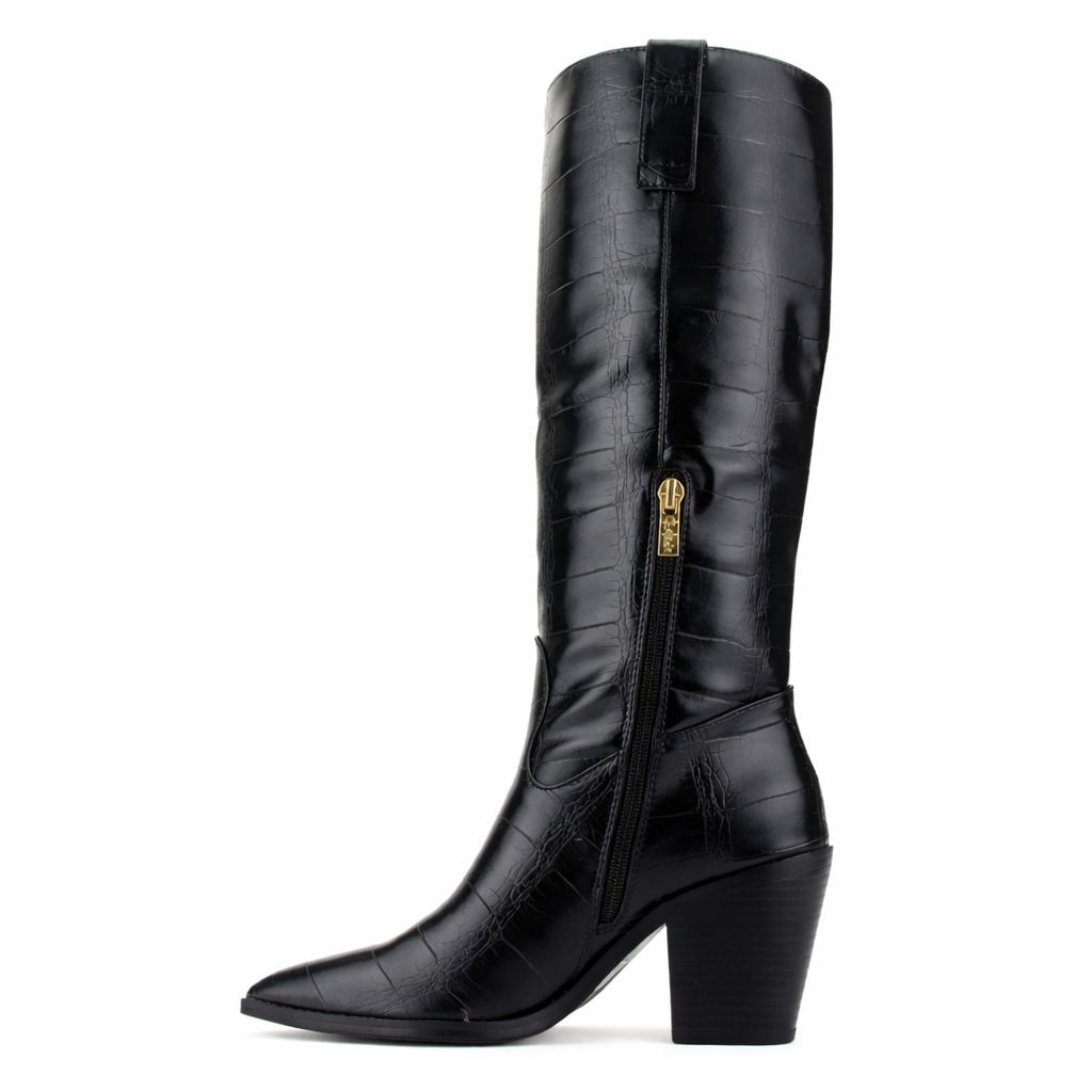 BOTA NEGRO MUJER CASUAL CHALADA NEVADA - 2