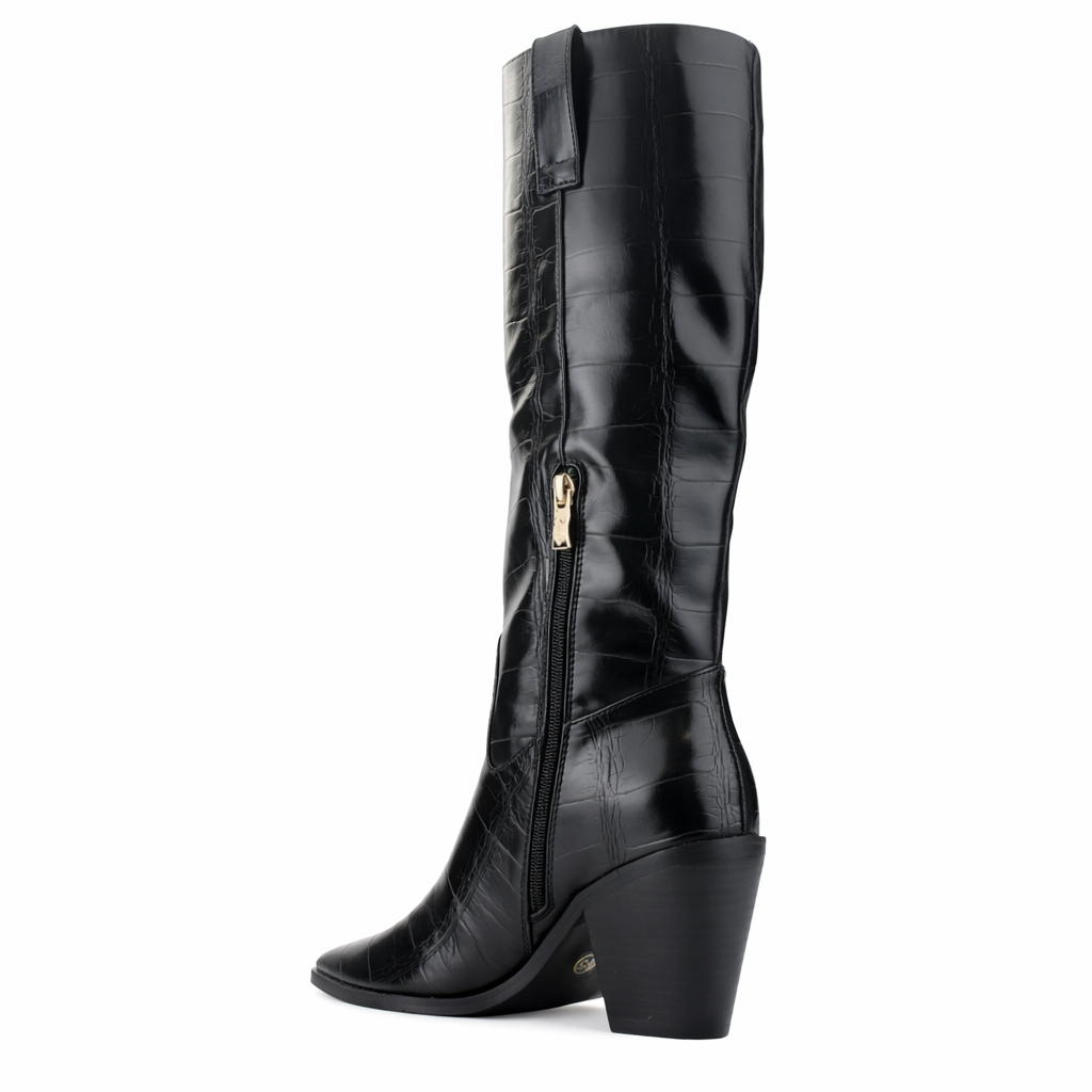 BOTA NEGRO MUJER CASUAL CHALADA NEVADA - 4