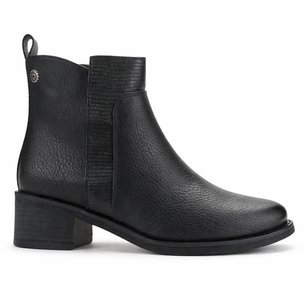 BOTIN NEGRO MUJER CASUAL CHALADA TRAFA - 1
