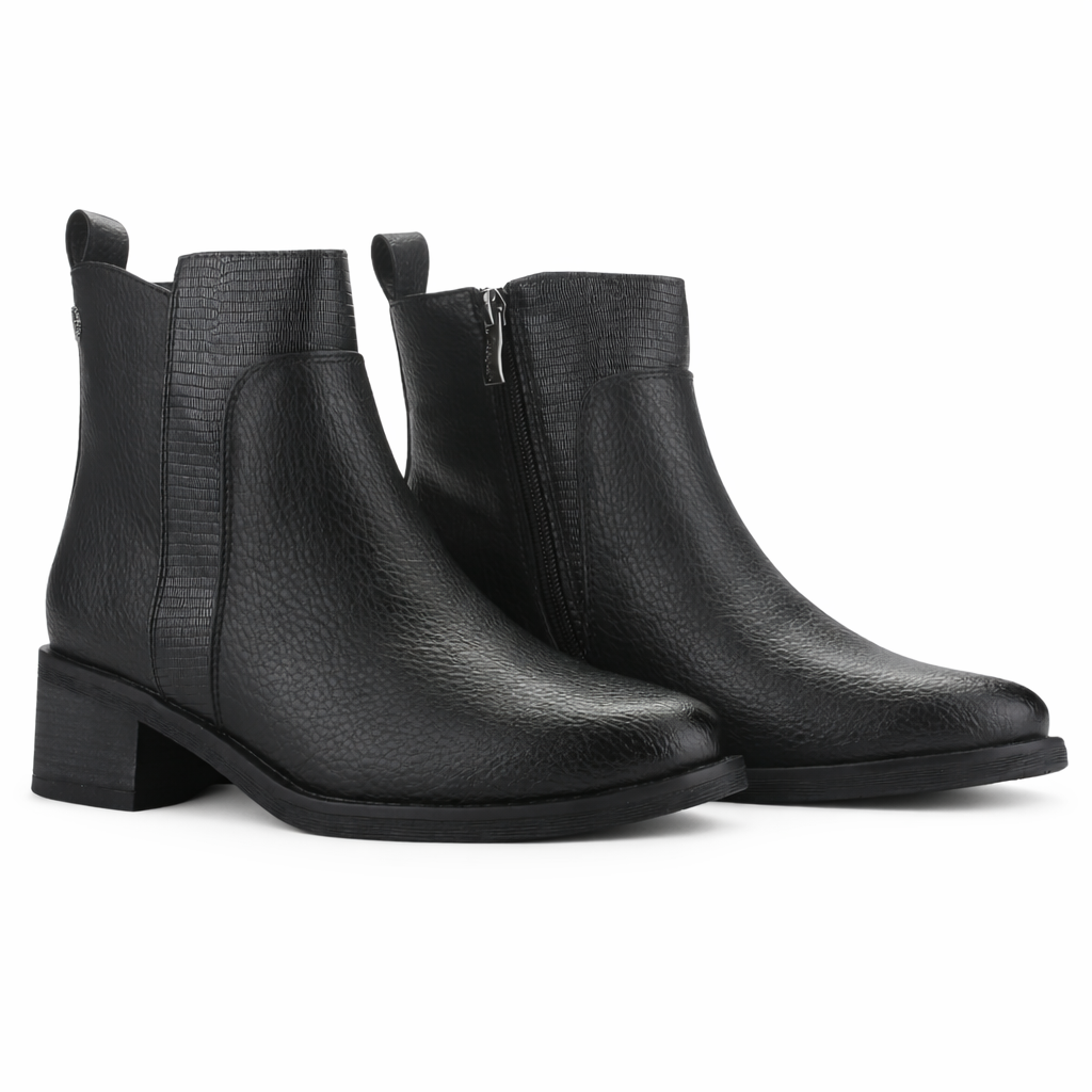 BOTIN NEGRO MUJER CASUAL CHALADA TRAFA - 5