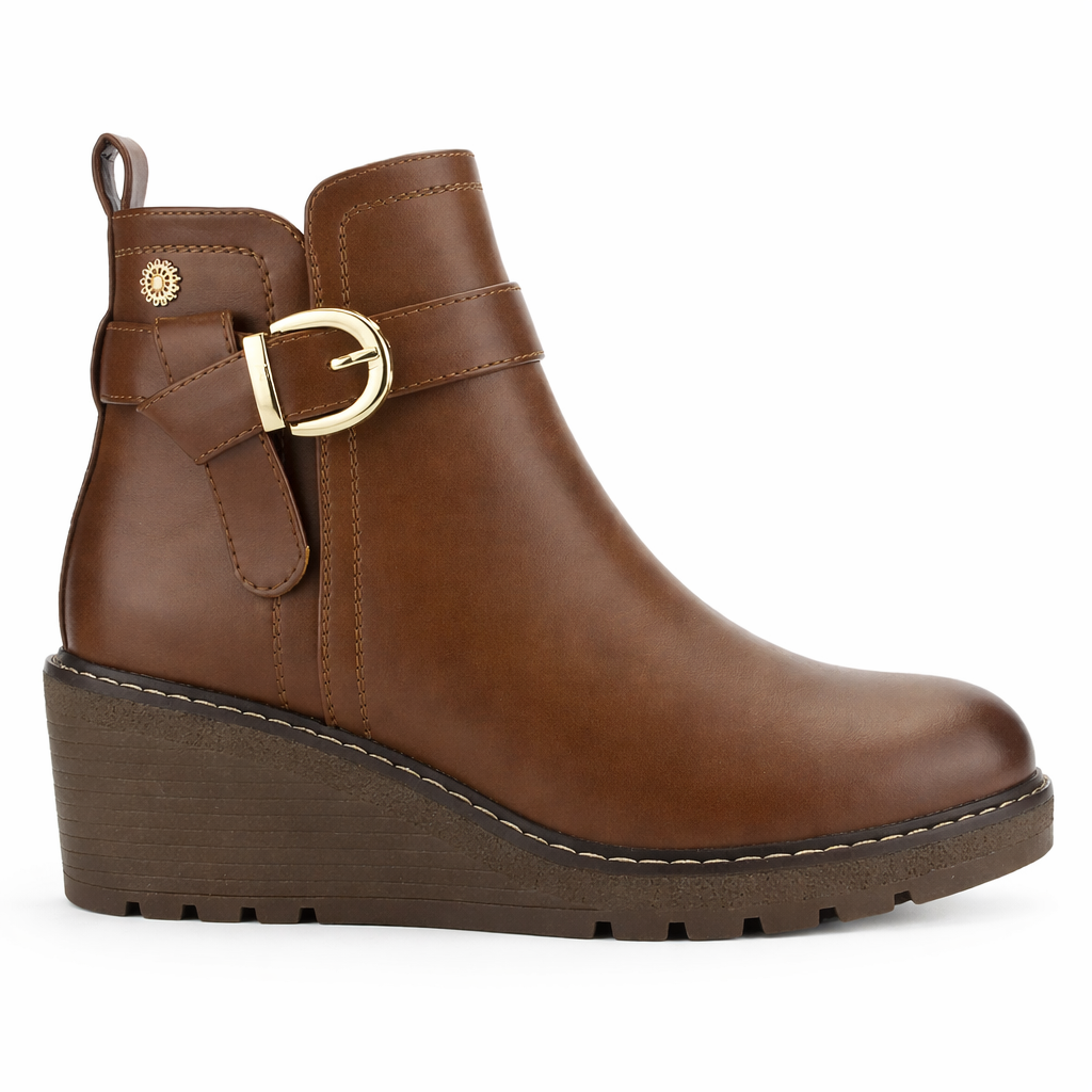 BOTIN TOSTADO MUJER CASUAL CHALADA WEDING - 1