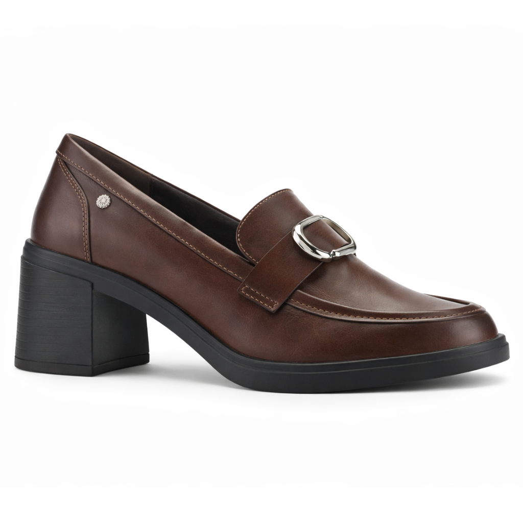 MOCASIN CAFÉ MUJER CASUAL CHALADA BARI - 3