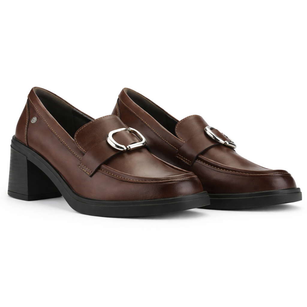 MOCASIN CAFÉ MUJER CASUAL CHALADA BARI - 6