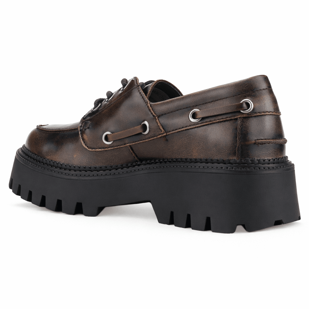 MOCASIN CAFÉ MUJER CASUAL CHALADA LENNON - 4