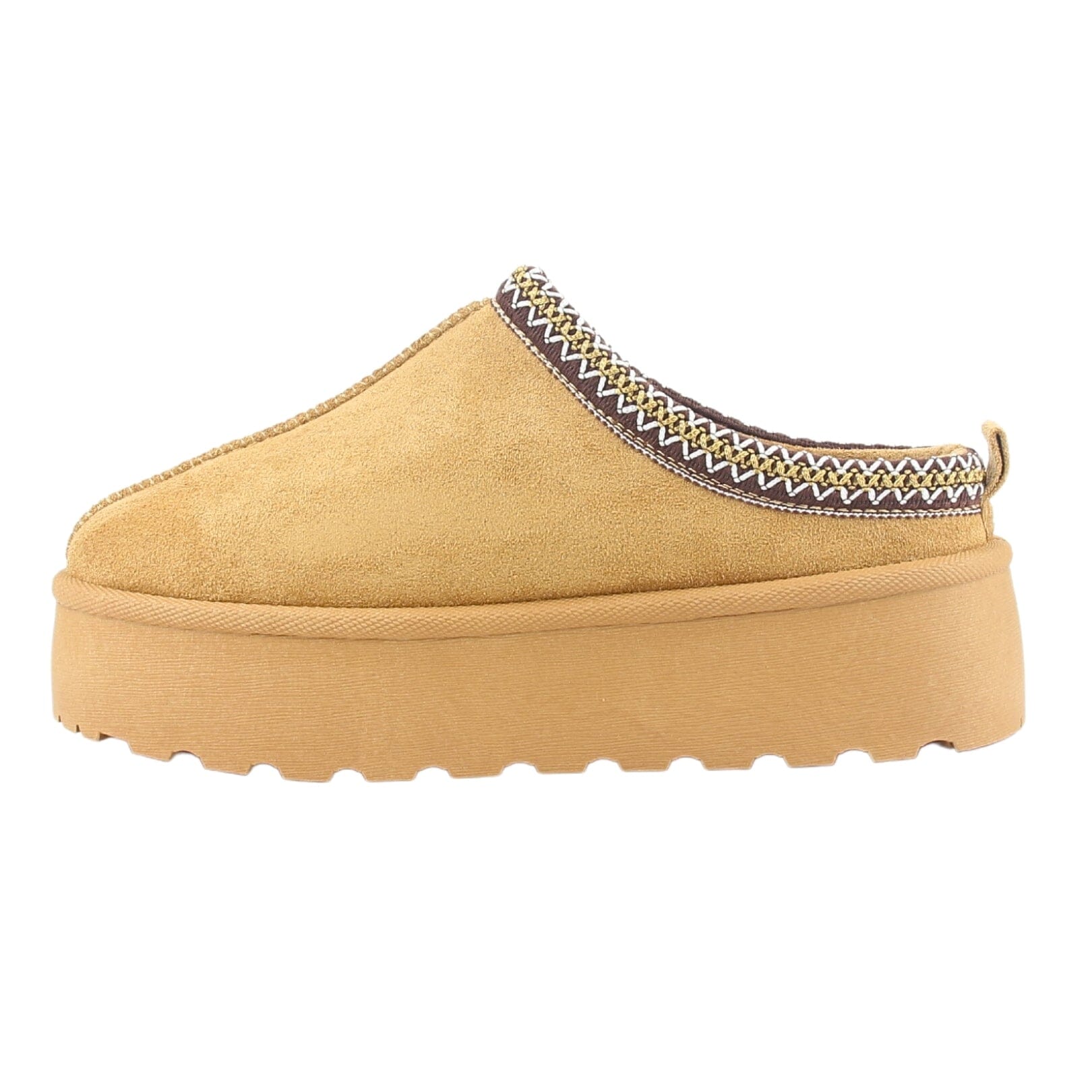 PANTUFLA CHALADA MUJER PINGUIH-3 TOSTADO COMFORT - 2
