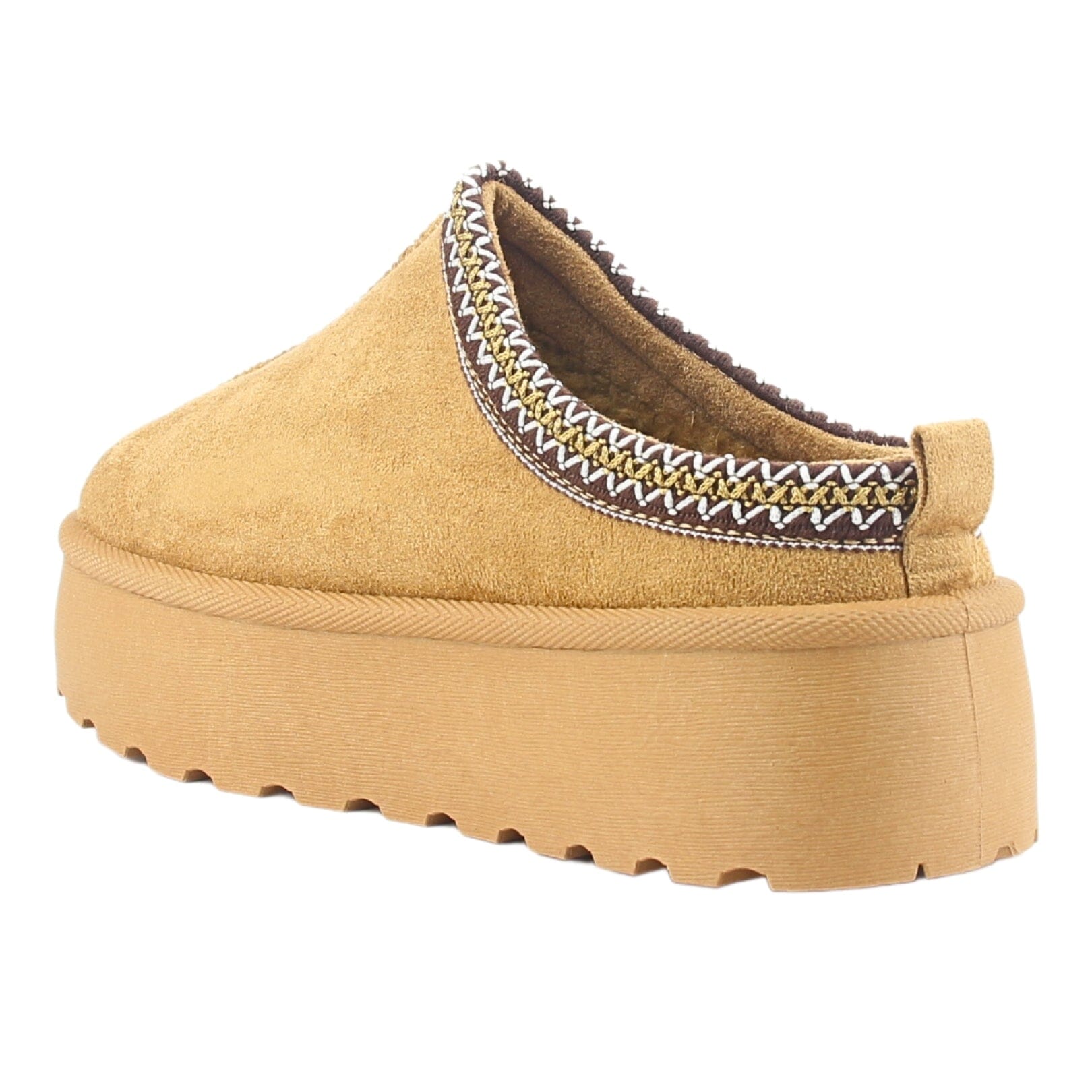 PANTUFLA CHALADA MUJER PINGUIH-3 TOSTADO COMFORT - 4