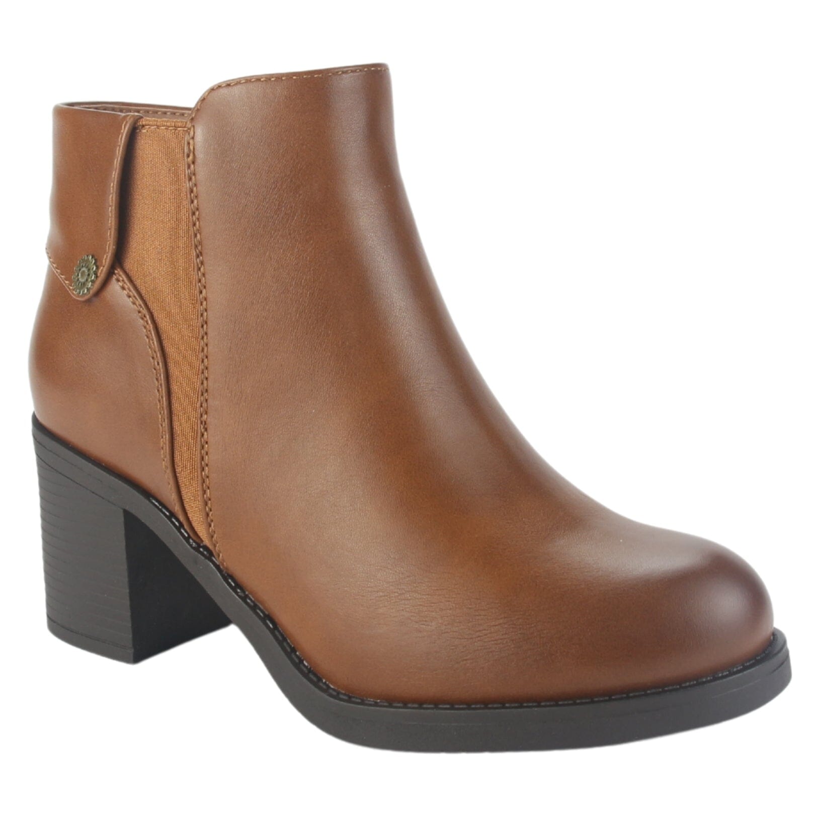 BOTIN CHALADA MUJER PRATA-3 TOSTADO CASUAL - 3