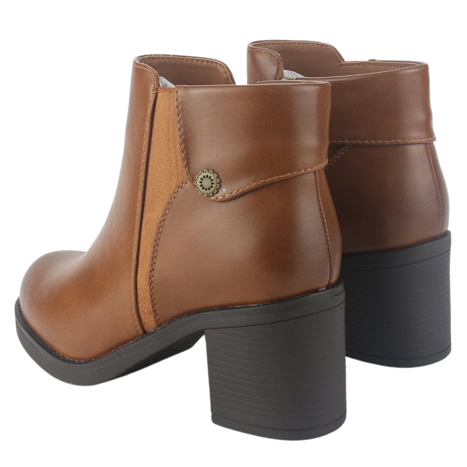 BOTIN CHALADA MUJER PRATA-3 TOSTADO CASUAL - 6