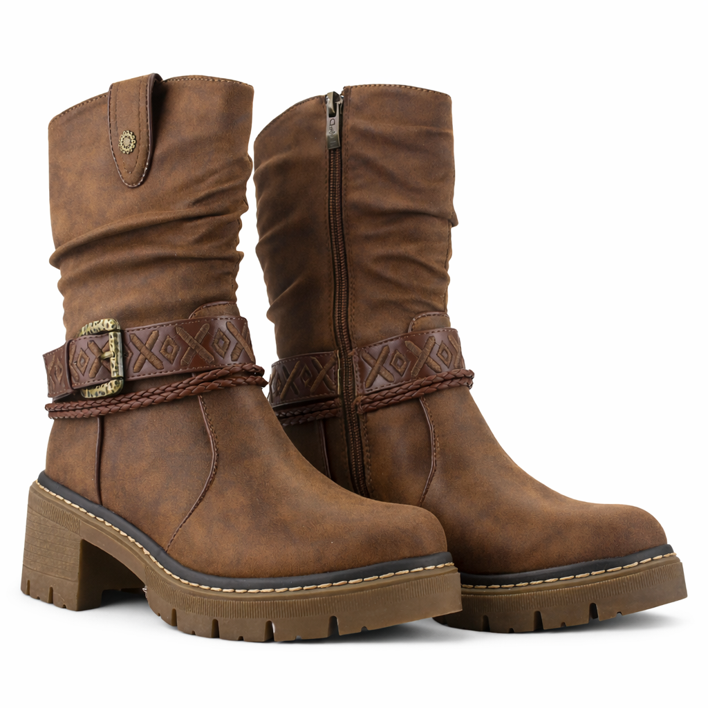 BOTIN TOSTADO MUJER CASUAL CHALADA TERRA 2 - 5