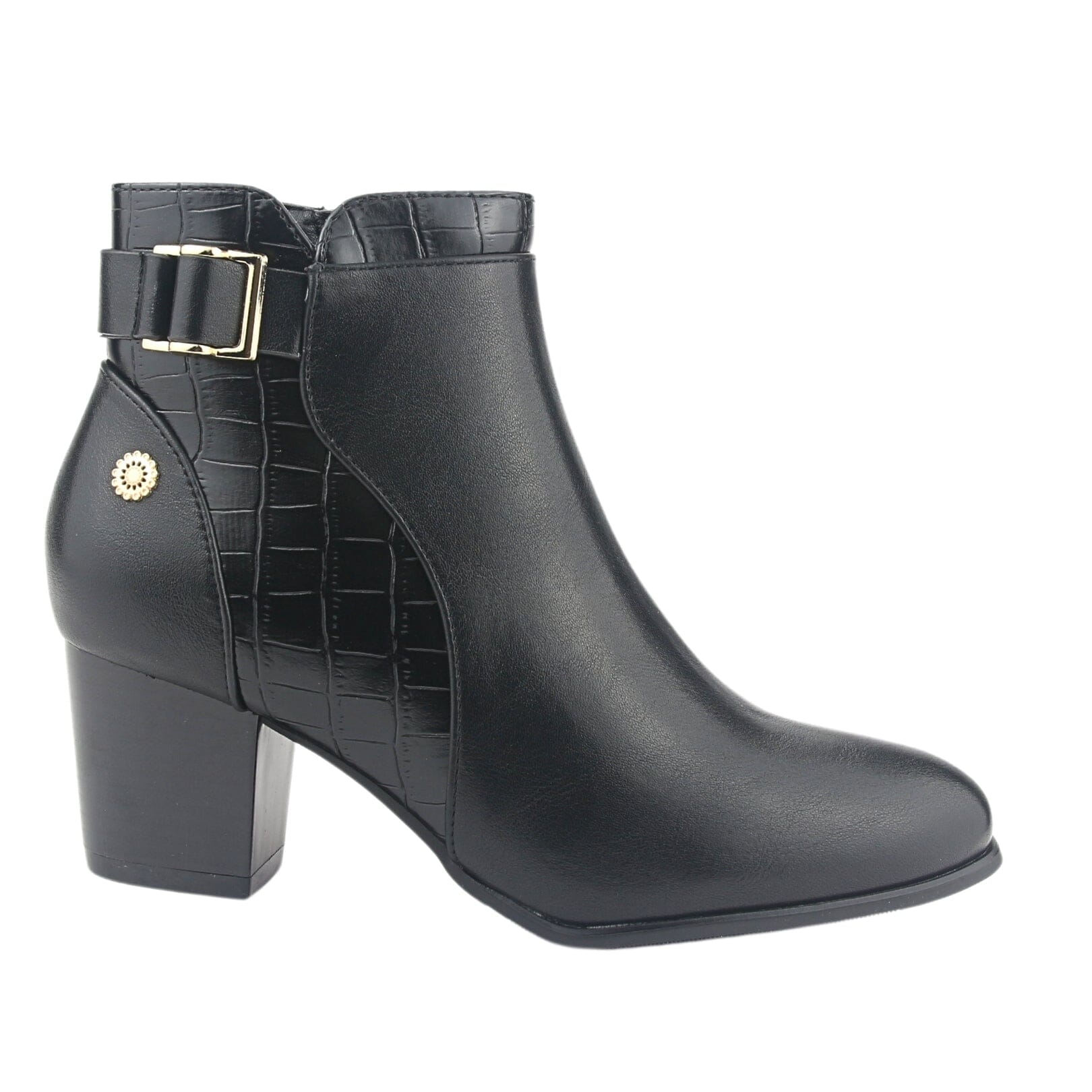 BOTIN CHALADA MUJER COSTA-2 NEGRO CASUAL - 1