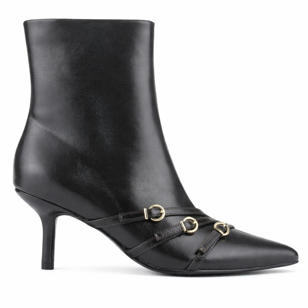 BOTIN NEGRO MUJER CASUAL CHALADA MILAN - 1