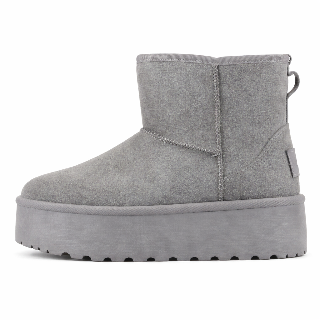 BOTIN GRIS MUJER CASUAL CHALADA PINGUIH - 2