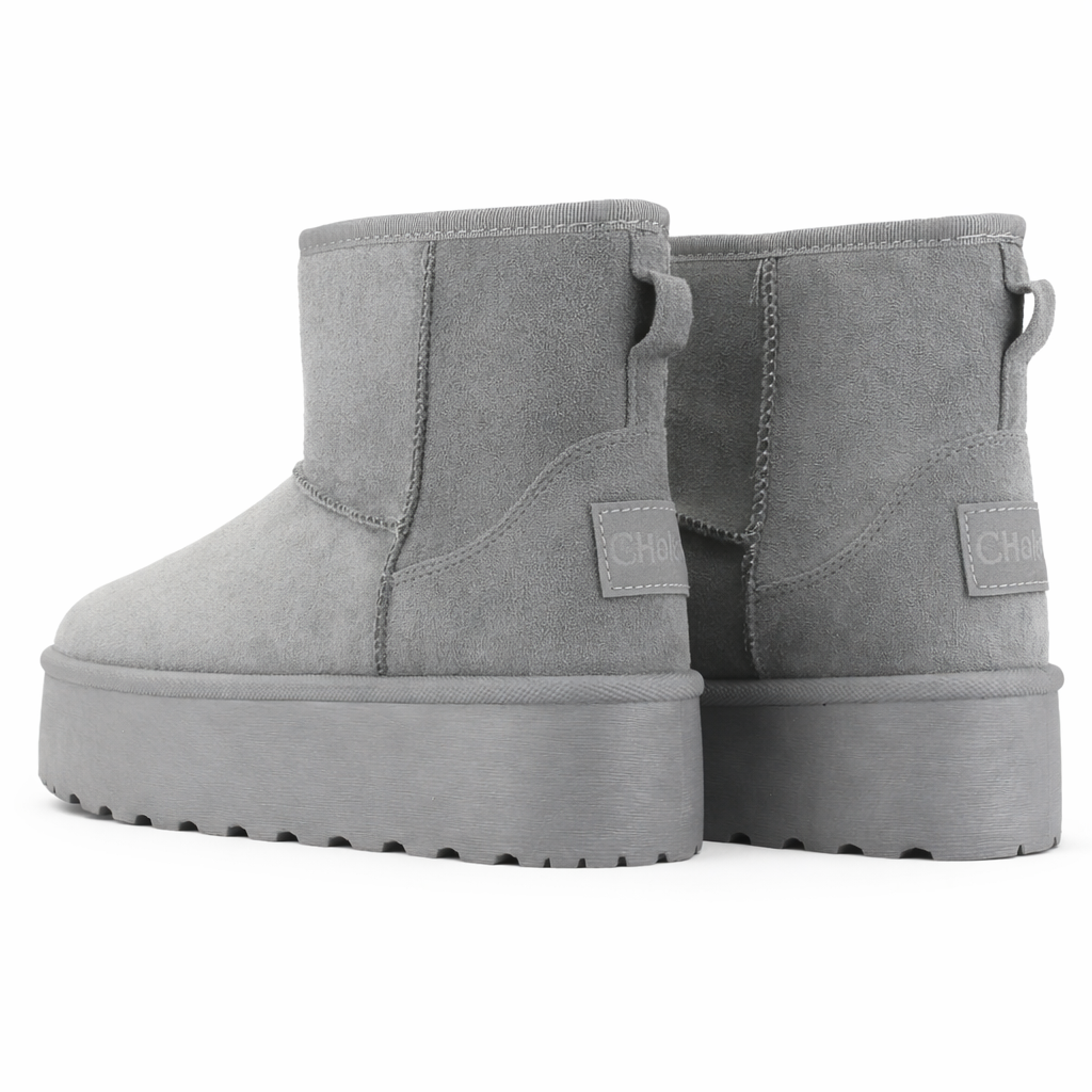BOTIN GRIS MUJER CASUAL CHALADA PINGUIH - 6
