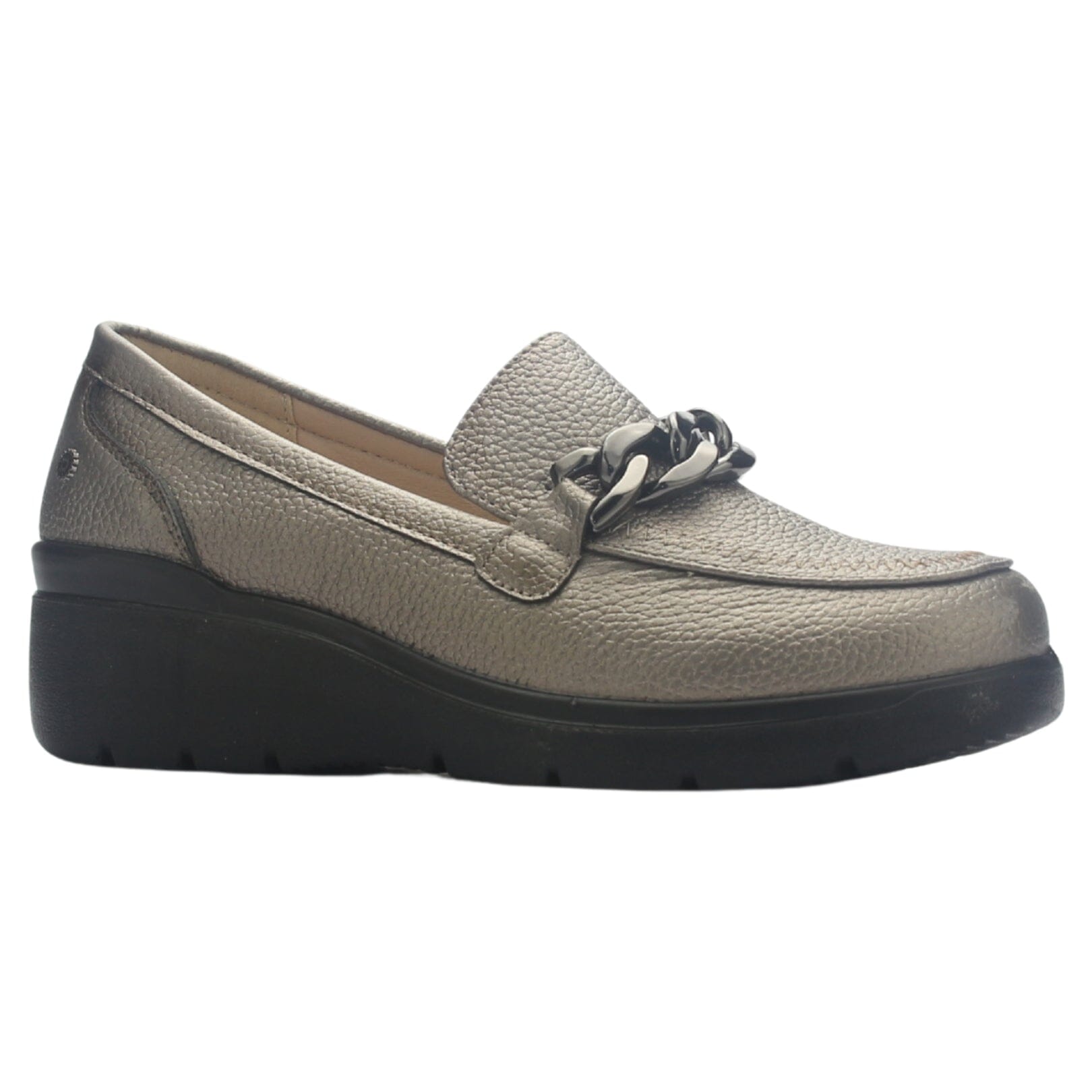 ZAPATO MUJER  CHALADA DEZA-5 PLATEADO CASUAL - 3