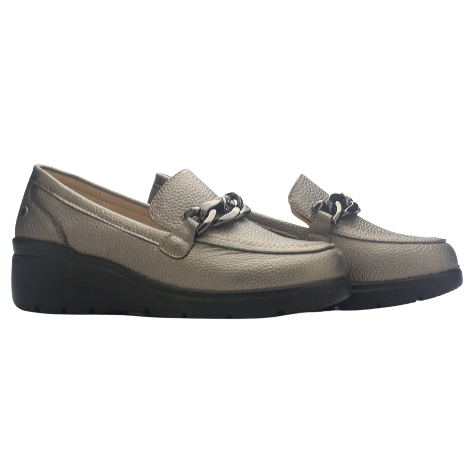 ZAPATO MUJER  CHALADA DEZA-5 PLATEADO CASUAL - 5