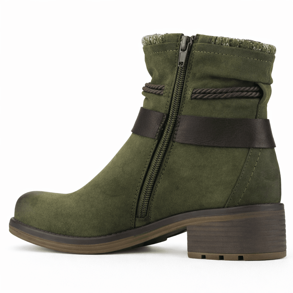 BOTIN OLIVA MUJER CASUAL CHALADA TORKE - 4