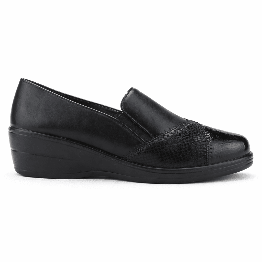 ZAPATO NEGRO MUJER CASUAL CHALADA OSNY - 1