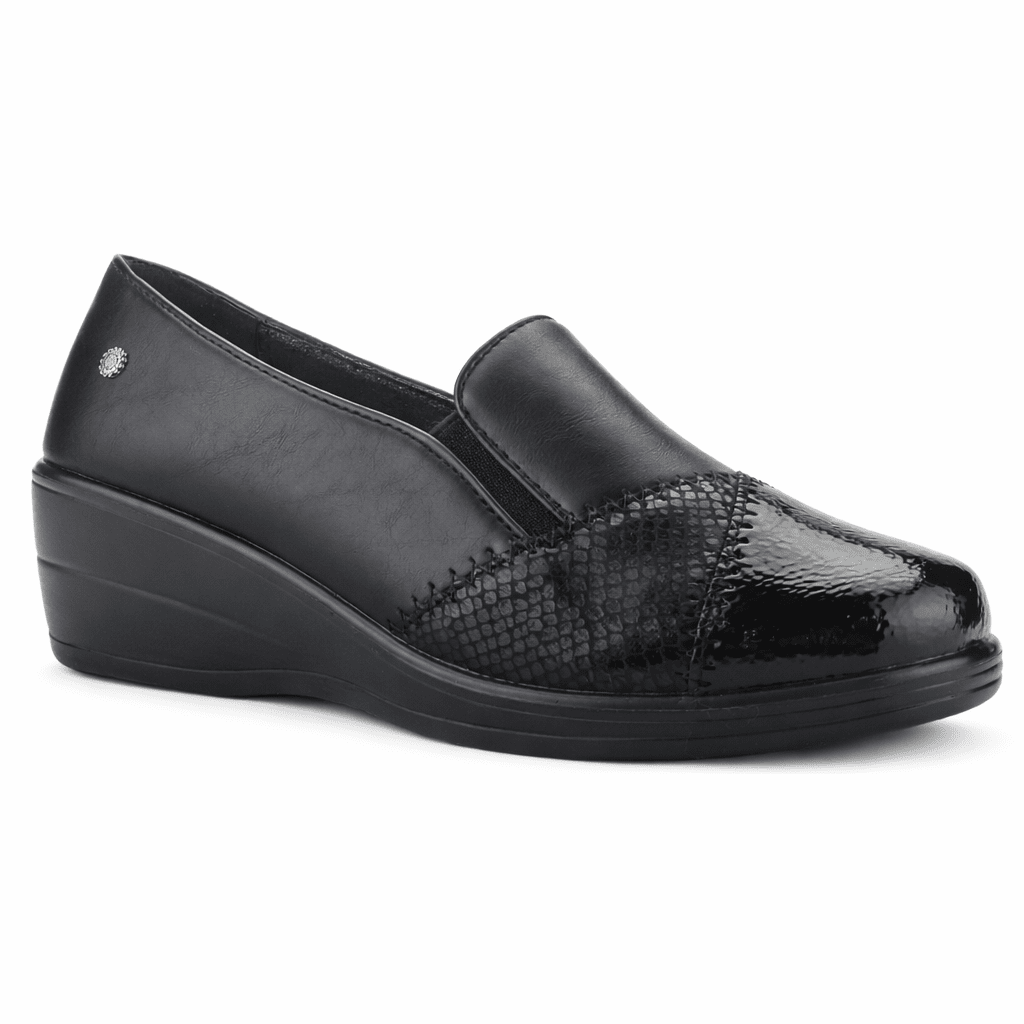 ZAPATO NEGRO MUJER CASUAL CHALADA OSNY - 3