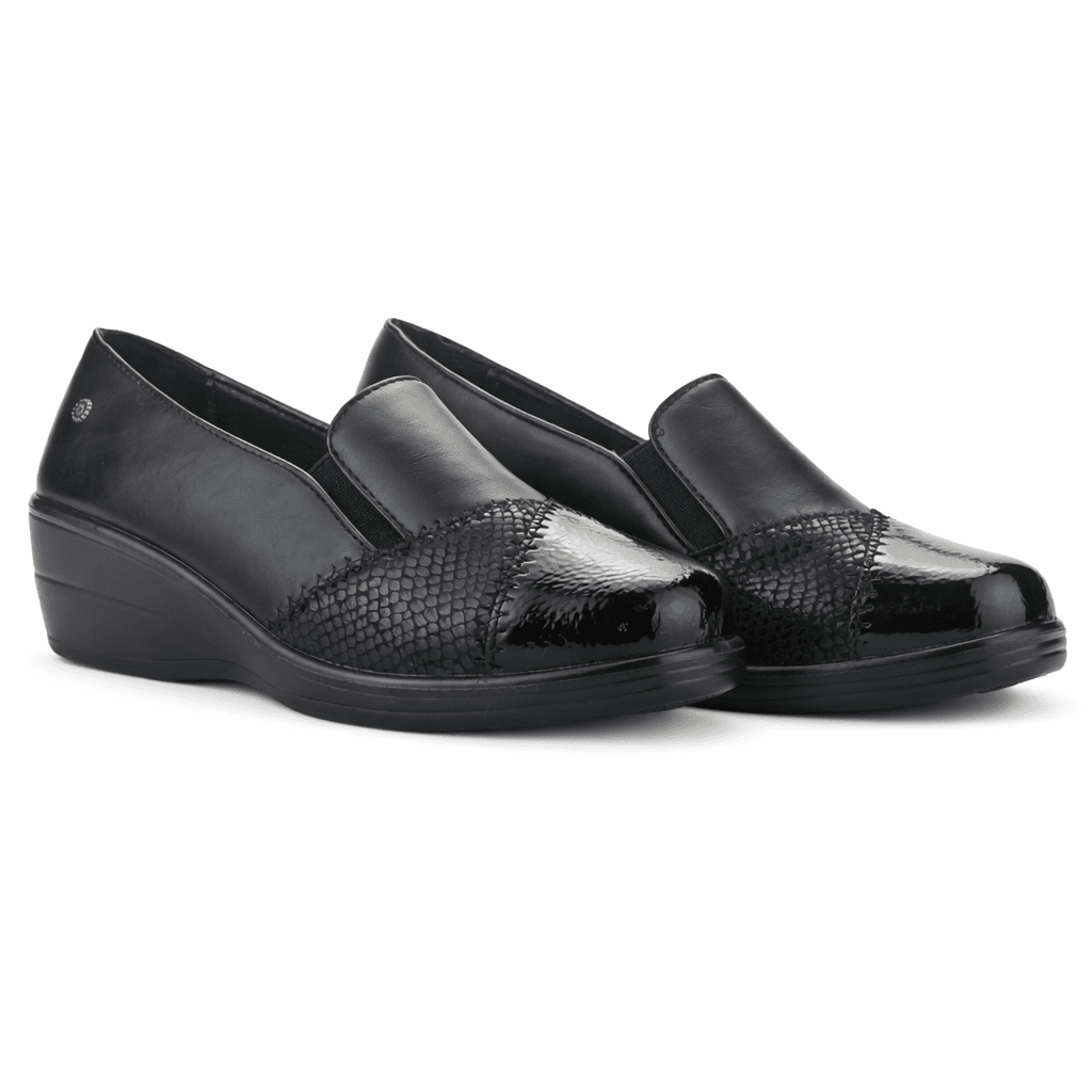 ZAPATO NEGRO MUJER CASUAL CHALADA OSNY - 4