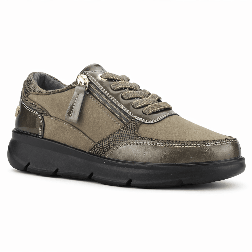 ZAPATILLA BEIGE MUJER CASUAL CHALADA GRAKI - 3