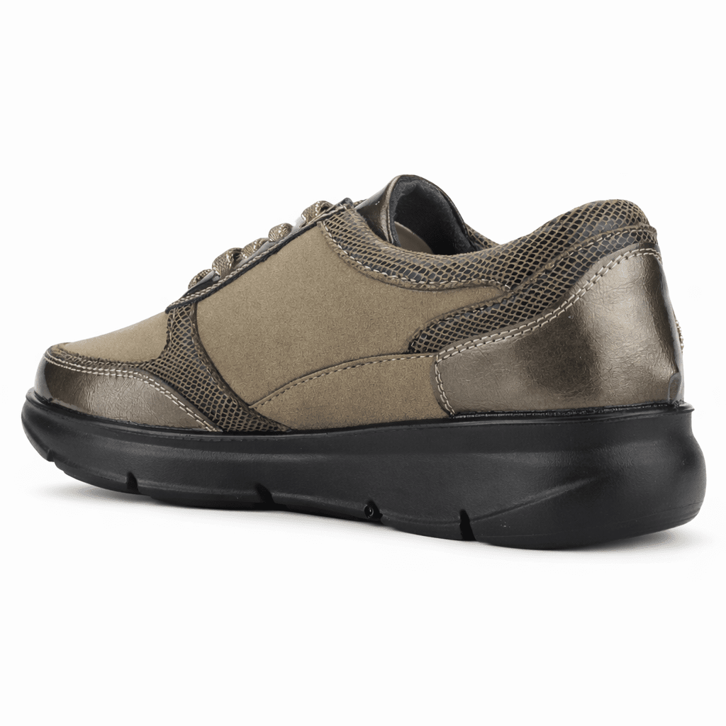 ZAPATILLA BEIGE MUJER CASUAL CHALADA GRAKI - 4