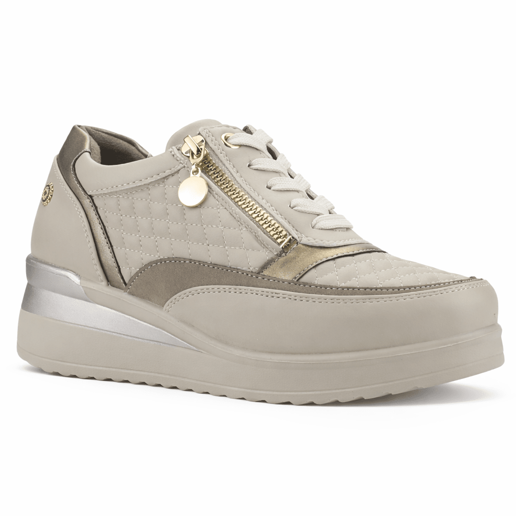 ZAPATILLA BEIGE MUJER URBANO CHALADA DANAY - 3