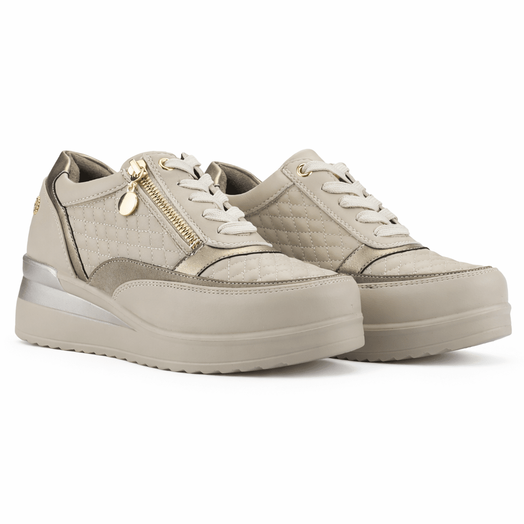 ZAPATILLA BEIGE MUJER URBANO CHALADA DANAY - 5