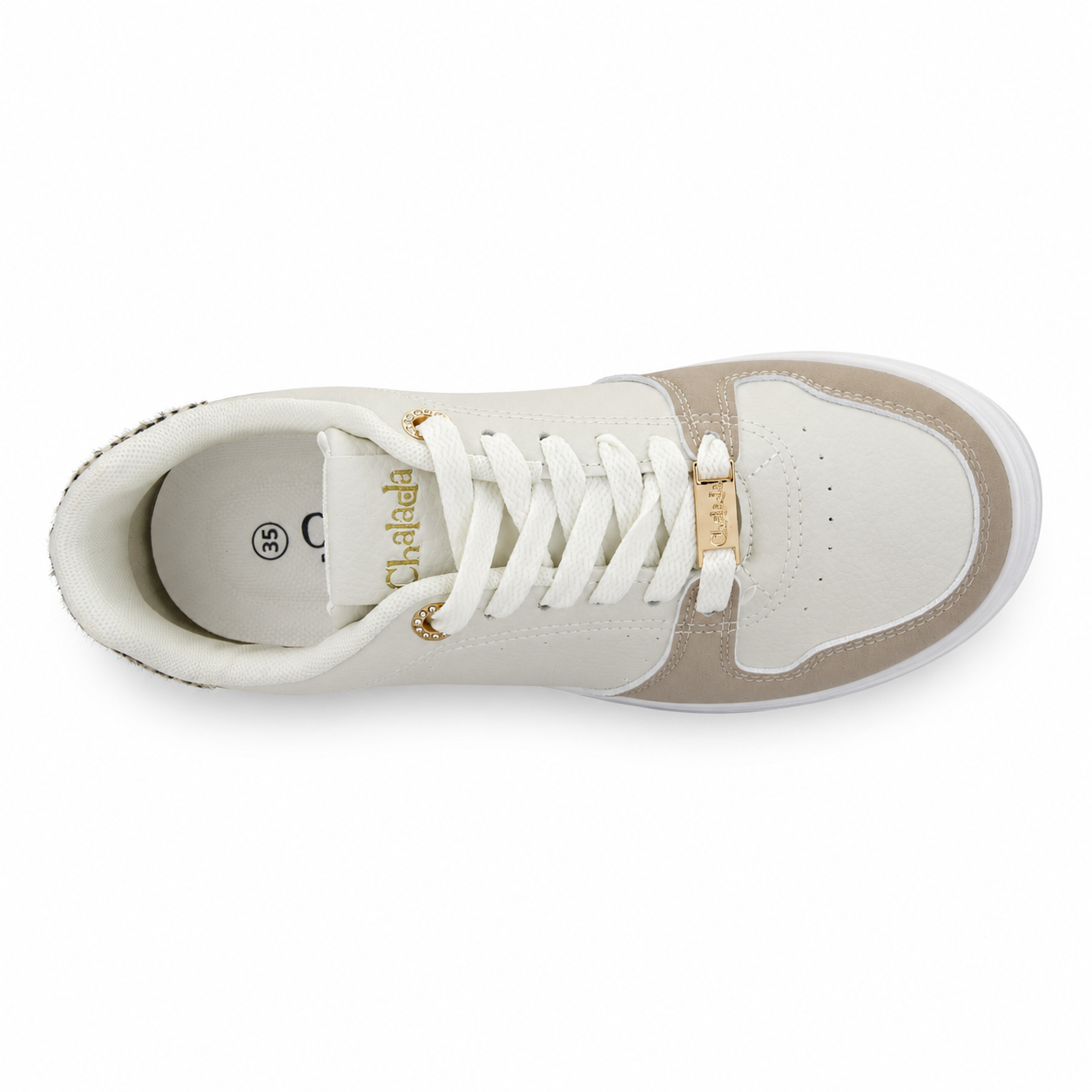 ZAPATILLA BEIGE MUJER URBANO CHALADA STAR - 5