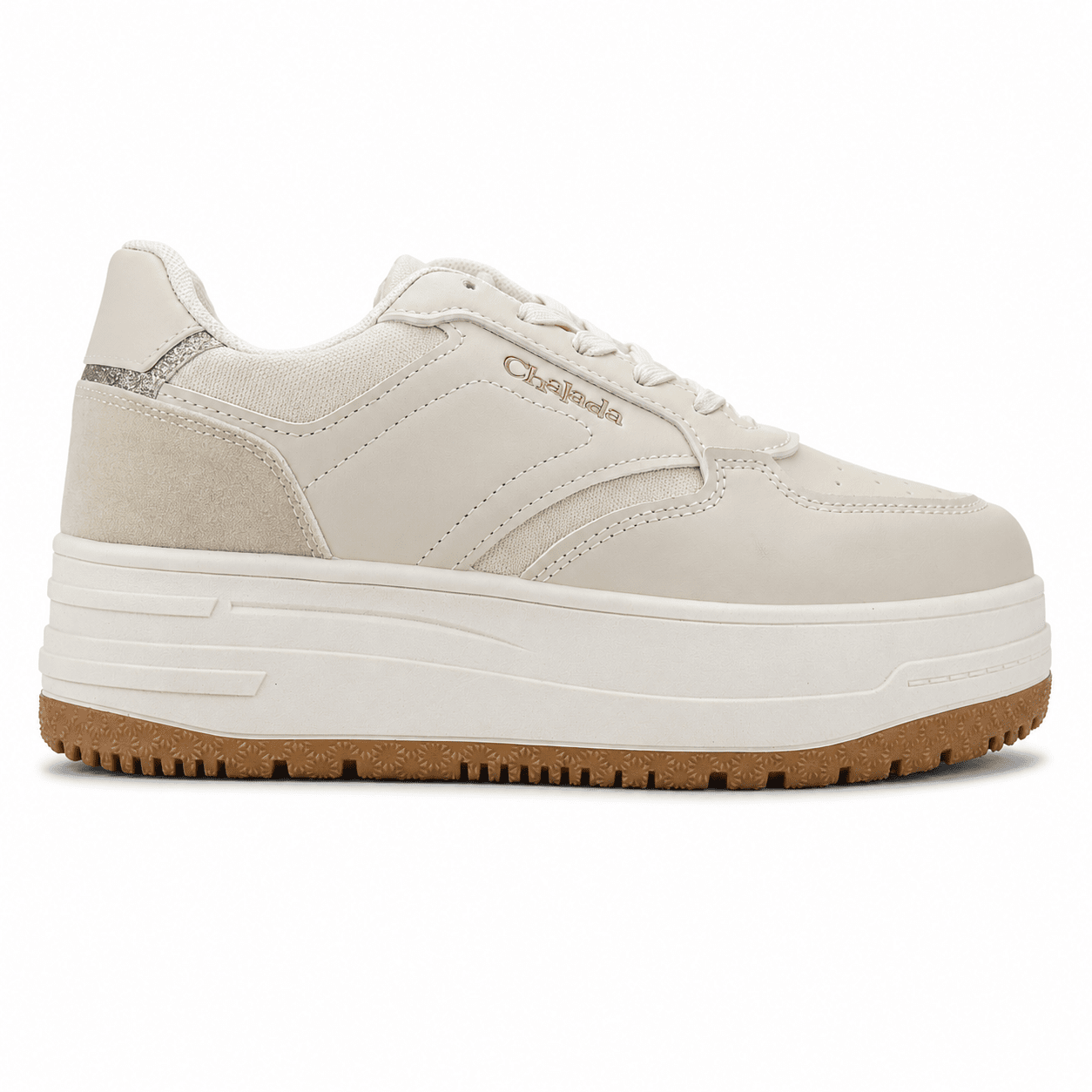 ZAPATILLA BEIGE MUJER URBANO CHALADA MITSU - 1