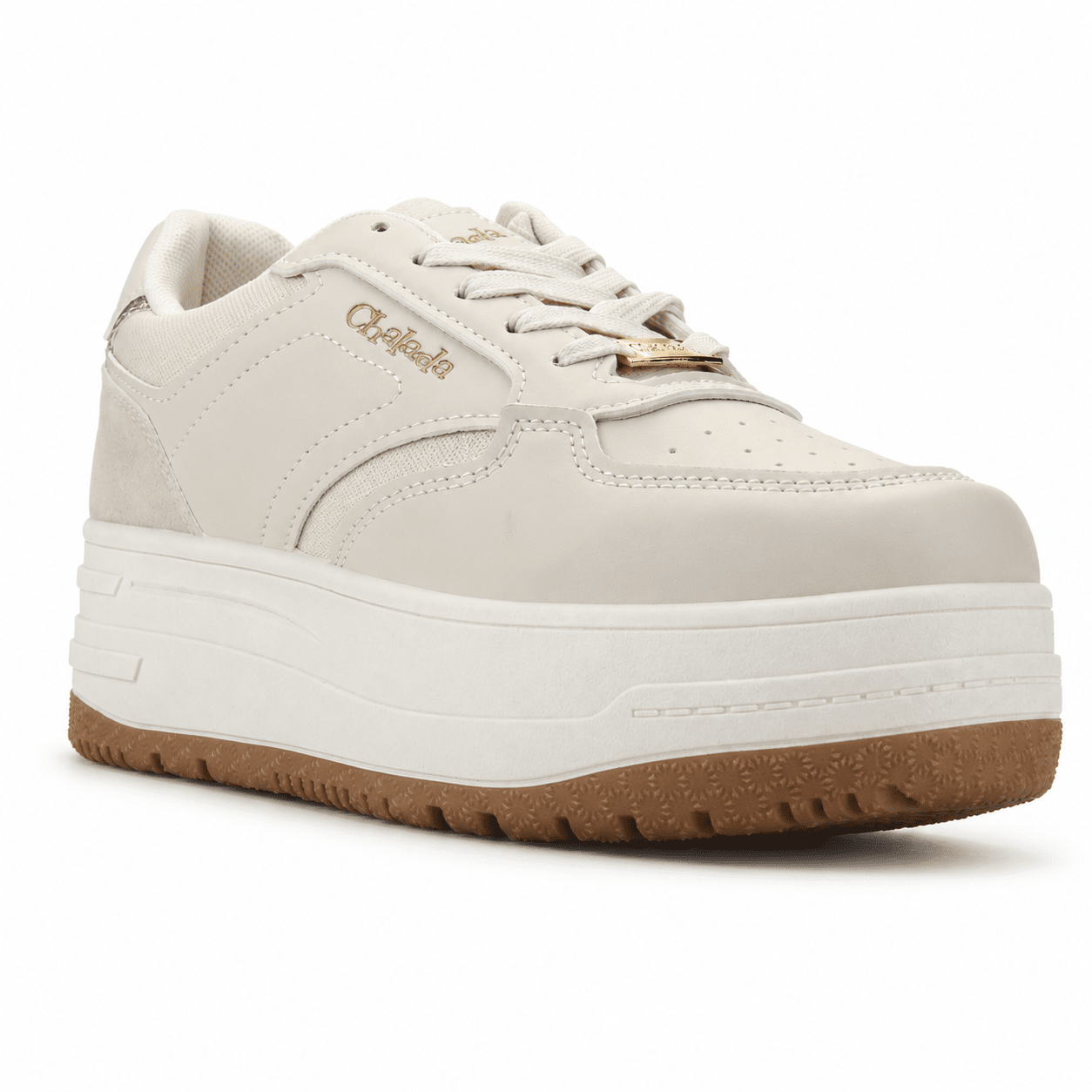 ZAPATILLA BEIGE MUJER URBANO CHALADA MITSU - 3