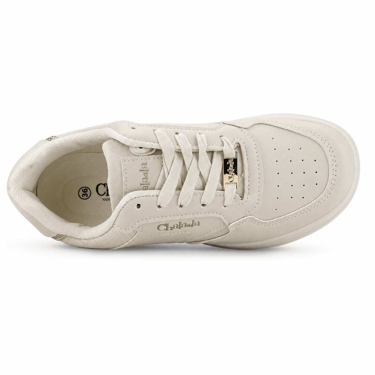 ZAPATILLA BEIGE MUJER URBANO CHALADA MITSU - 5