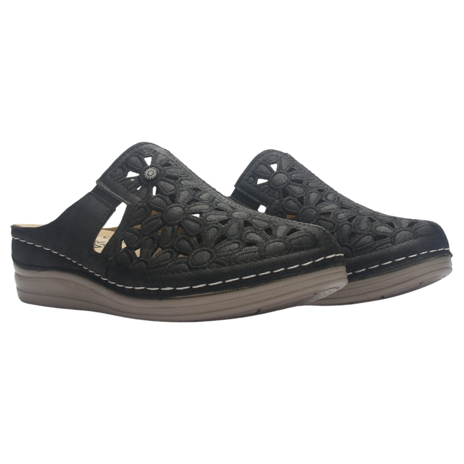 SANDALIA MUJER CHALADA MUSA-5 NEGRO CASUAL - 5