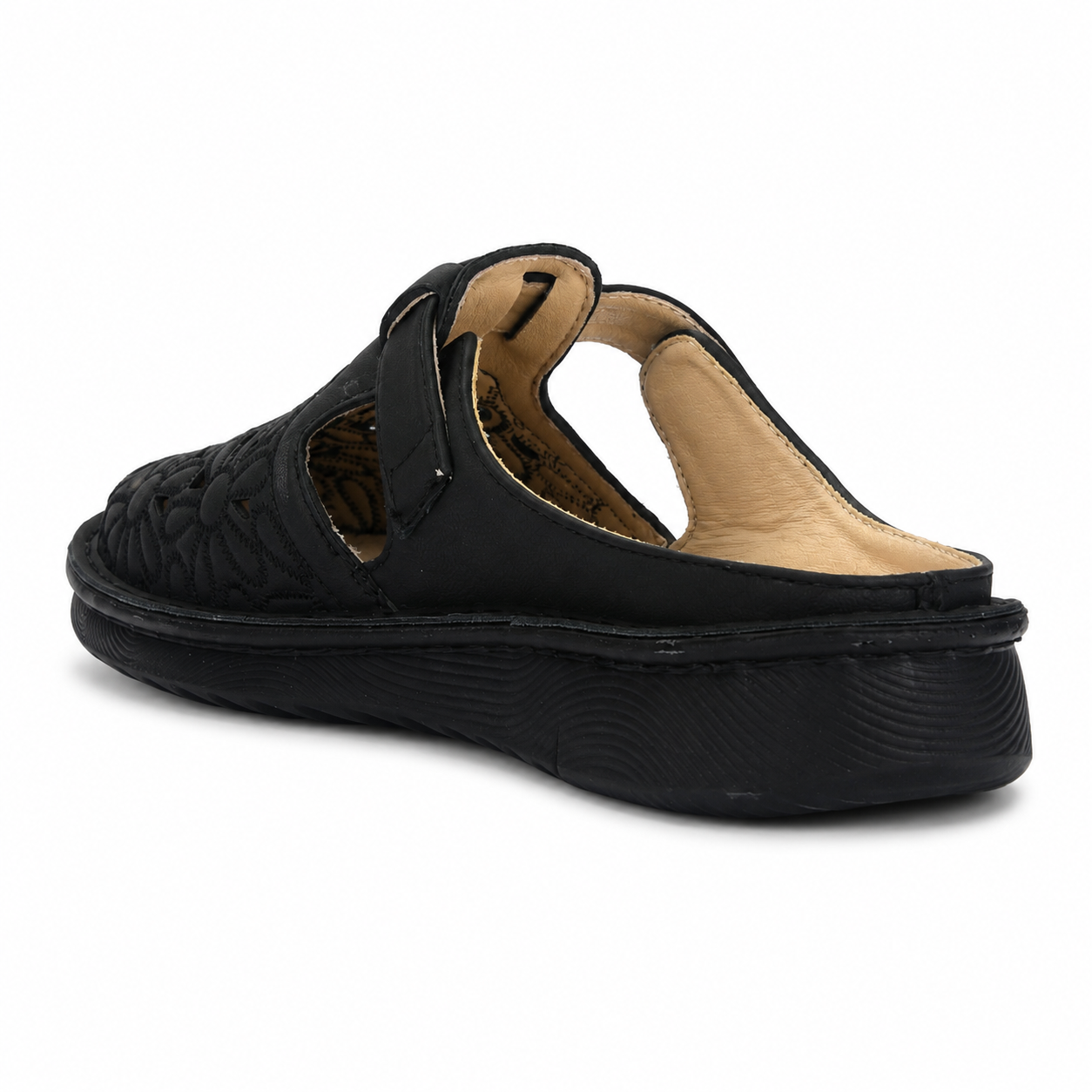 SANDALIA NEGRO MUJER CASUAL CHALADA MUSALOW - 4