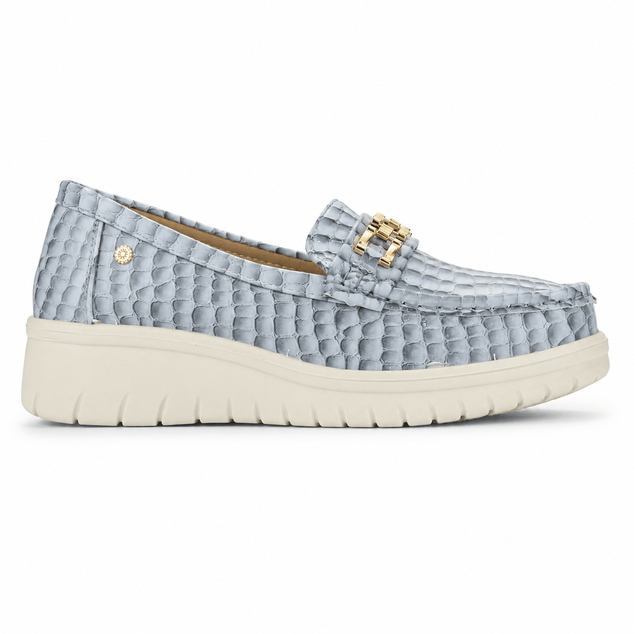 MOCASIN AZUL MUJER CASUAL CHALADA RIOJA - 1