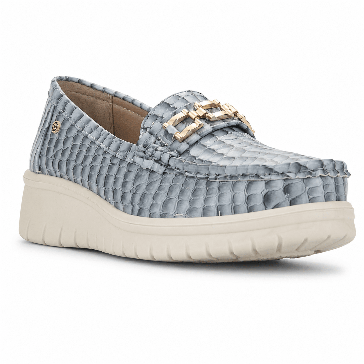 MOCASIN AZUL MUJER CASUAL CHALADA RIOJA - 3