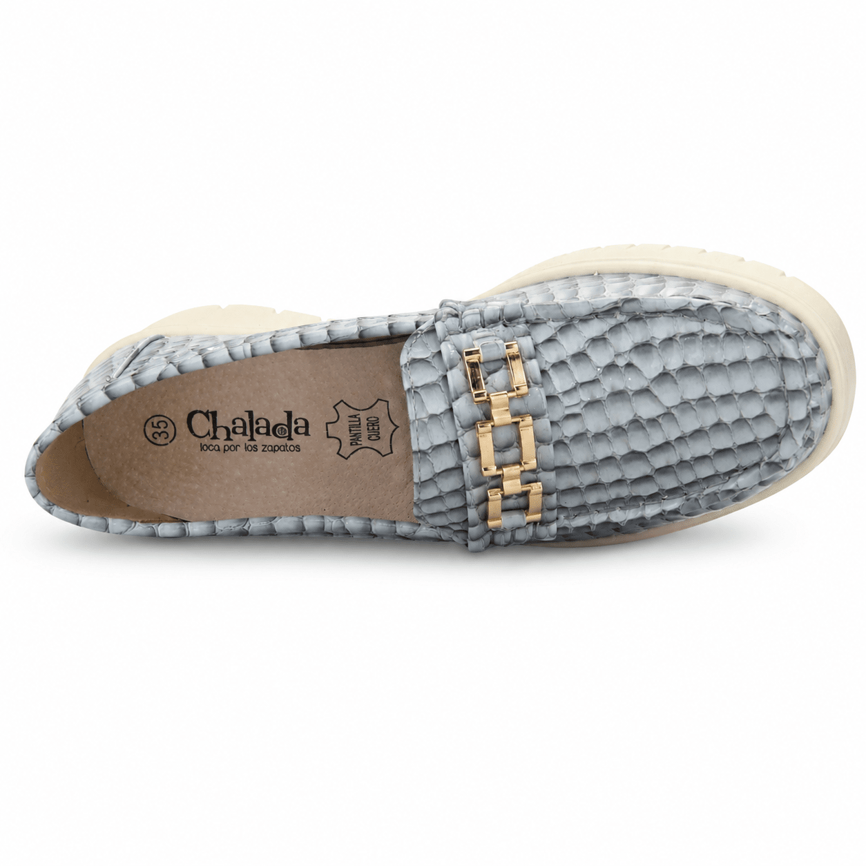 MOCASIN AZUL MUJER CASUAL CHALADA RIOJA - 5