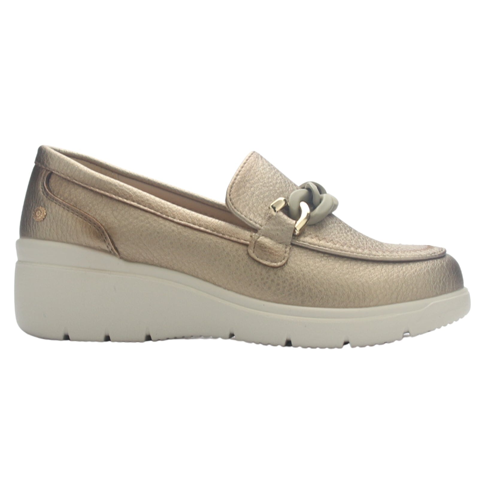 ZAPATO MUJER CHALADA DEZA-5 DORADO CASUAL - 1