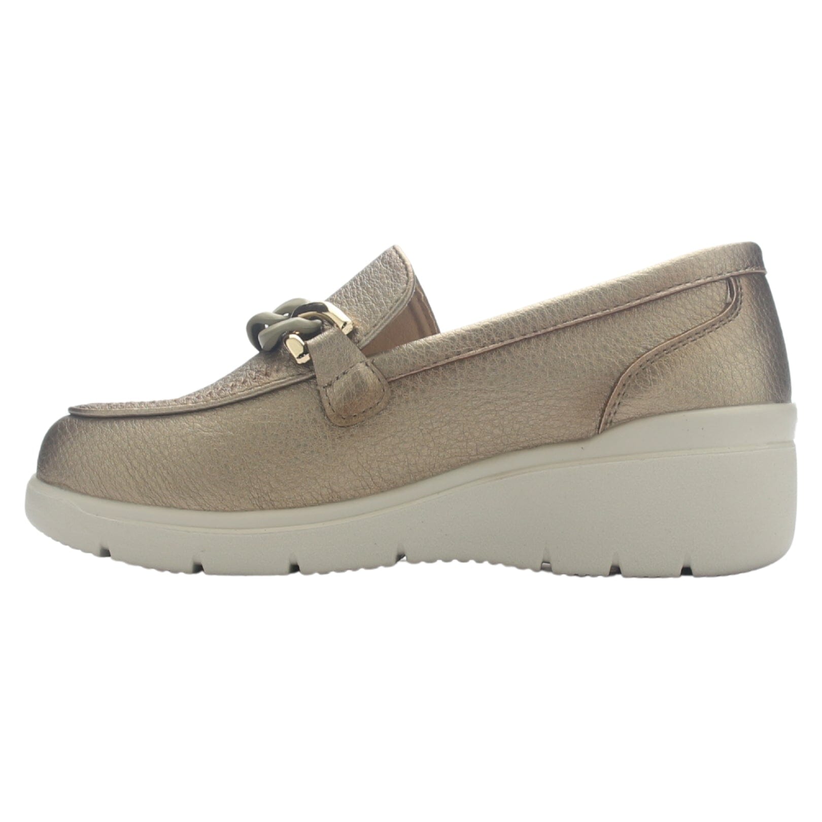ZAPATO MUJER CHALADA DEZA-5 DORADO CASUAL - 2