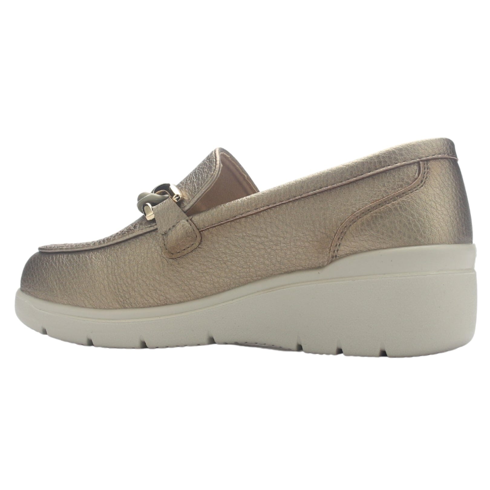 ZAPATO MUJER CHALADA DEZA-5 DORADO CASUAL - 4
