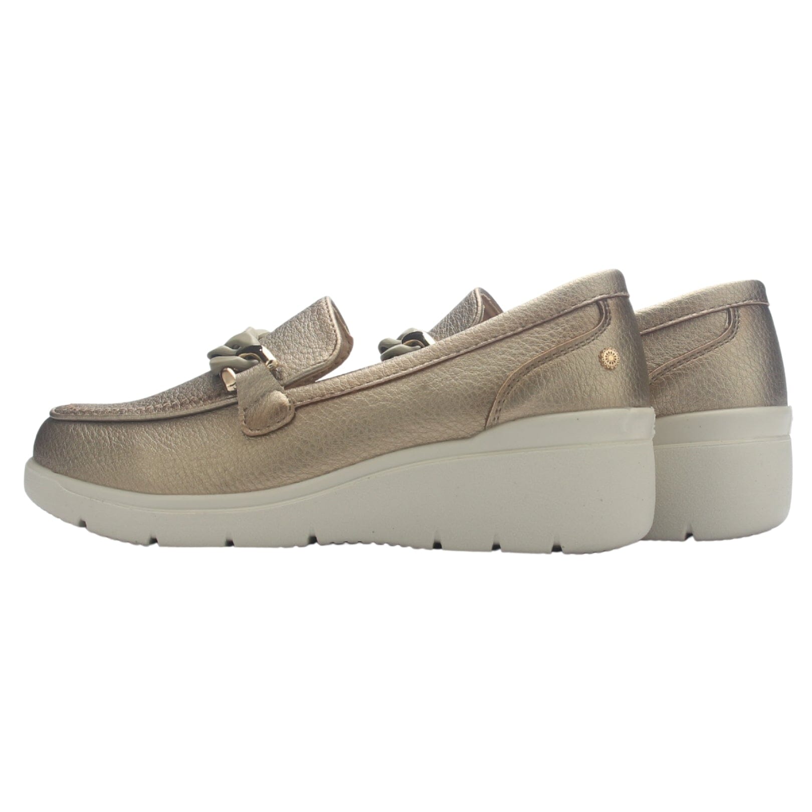 ZAPATO MUJER CHALADA DEZA-5 DORADO CASUAL - 6