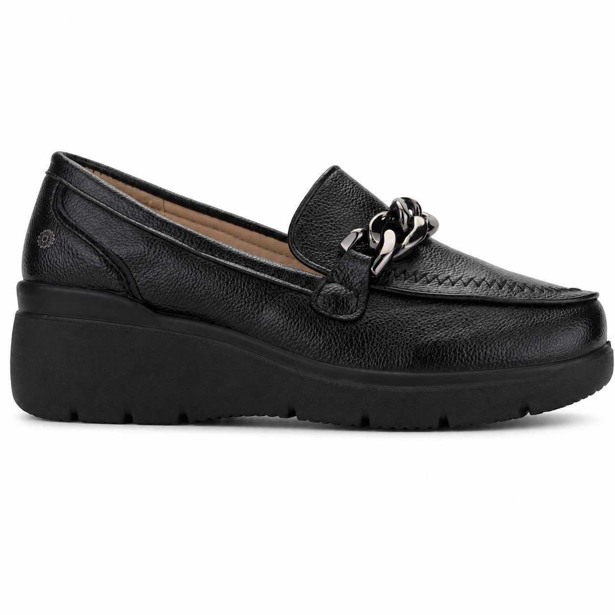 MOCASIN NEGRO MUJER CASUAL CHALADA DEZA - 1