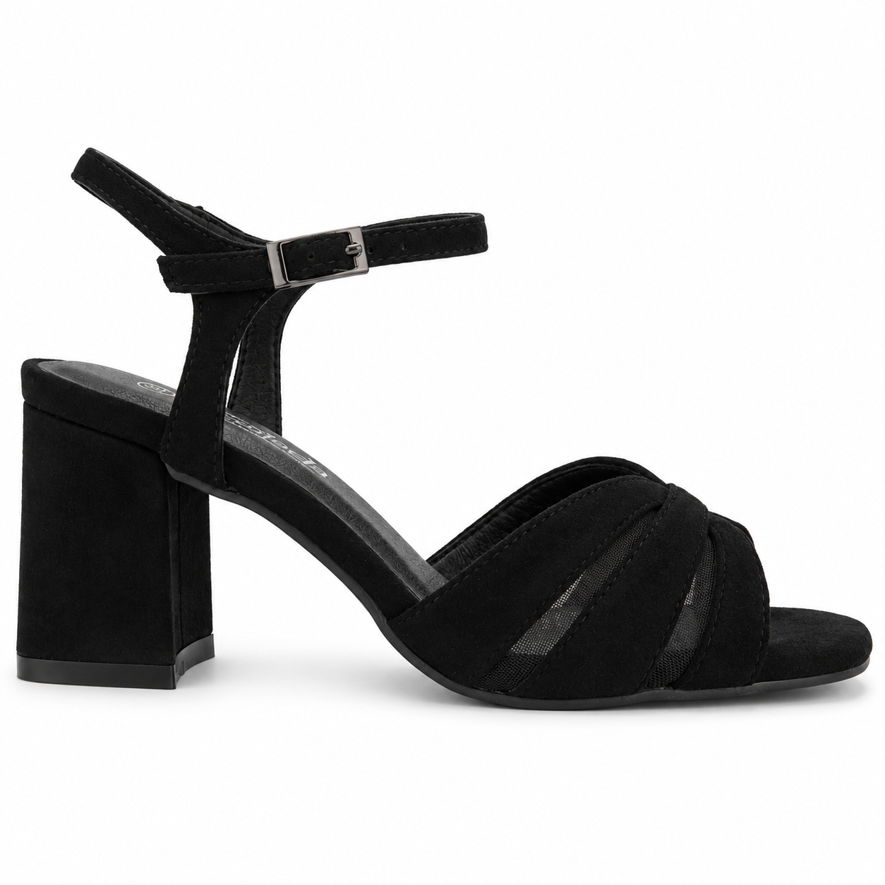 SANDALIA NEGRO MUJER CASUAL CHALADA VENDRA - 1