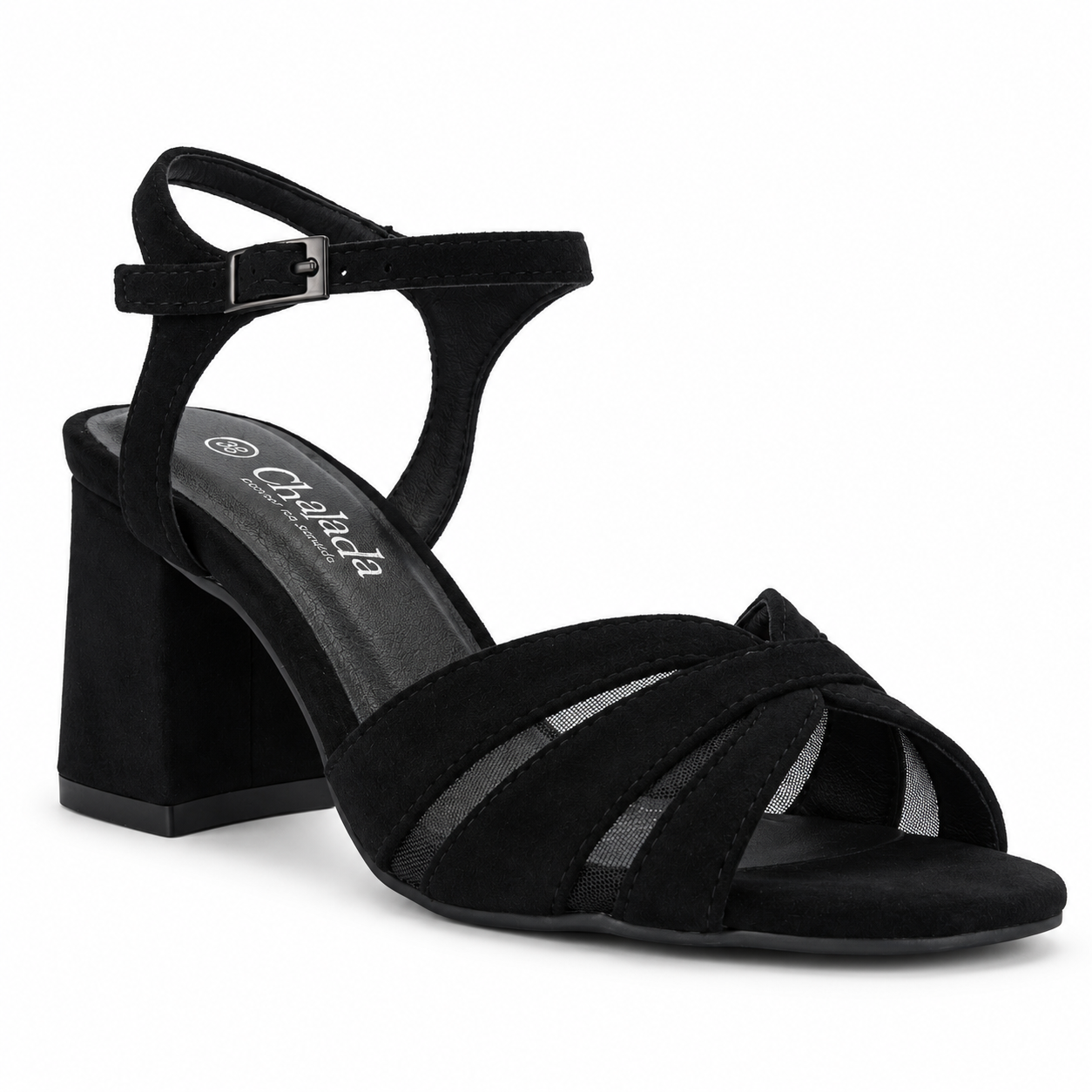 SANDALIA NEGRO MUJER CASUAL CHALADA VENDRA - 3