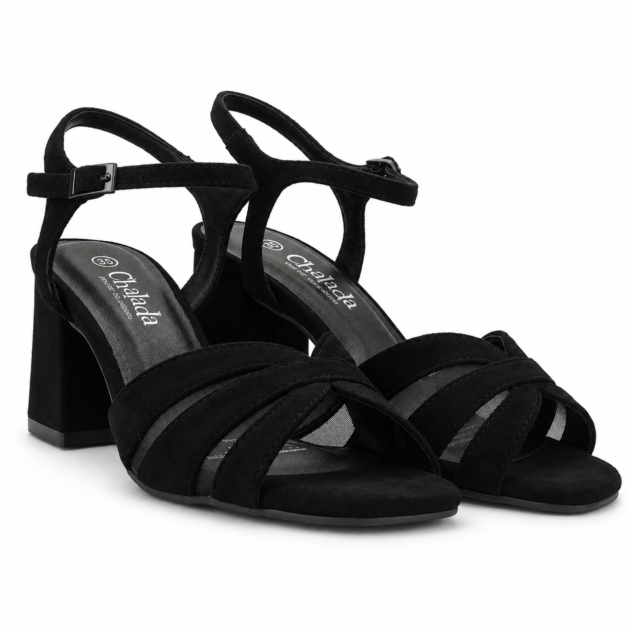 SANDALIA NEGRO MUJER CASUAL CHALADA VENDRA - 5