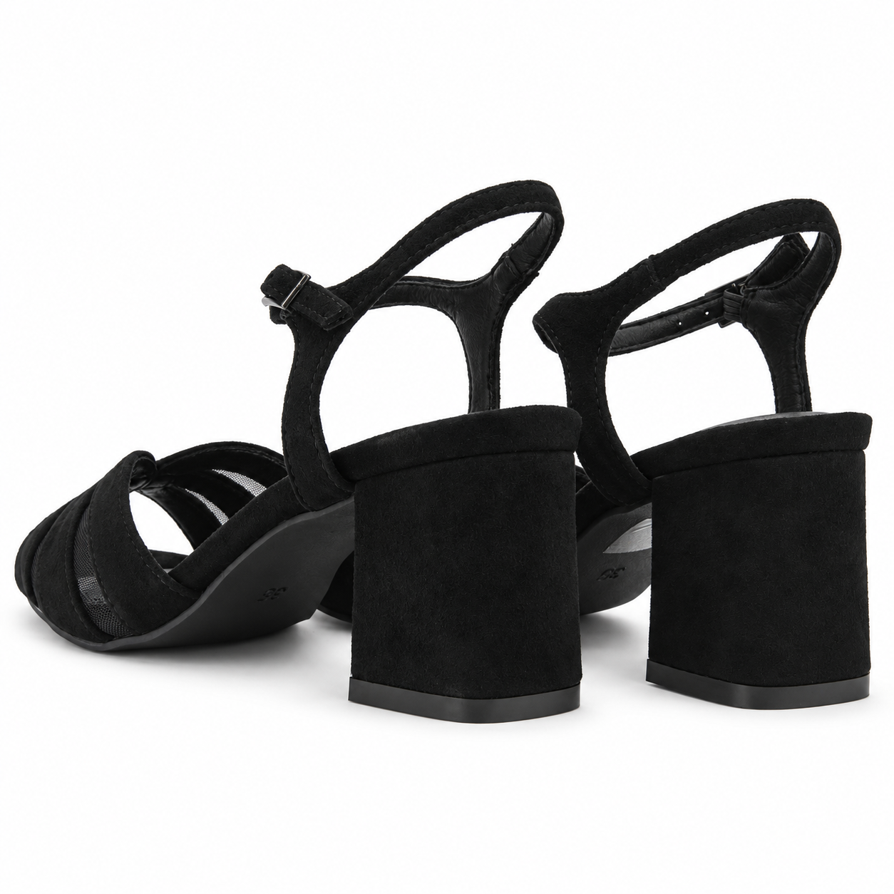 SANDALIA NEGRO MUJER CASUAL CHALADA VENDRA - 6