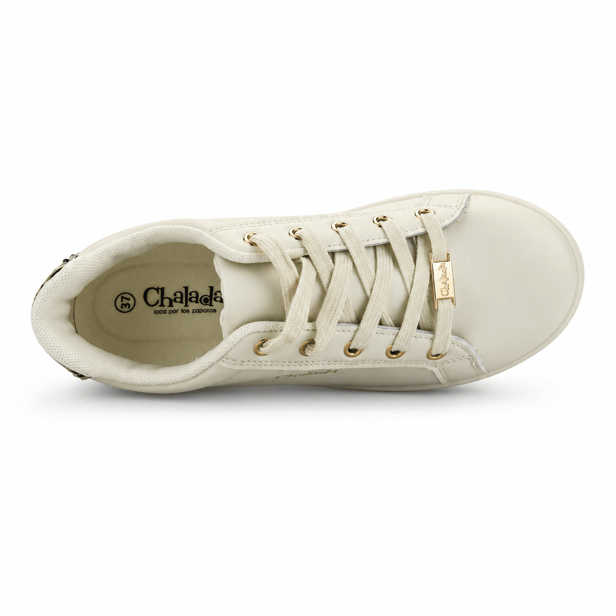 ZAPATILLA BEIGE MUJER URBANO CHALADA MEMPHI - 5