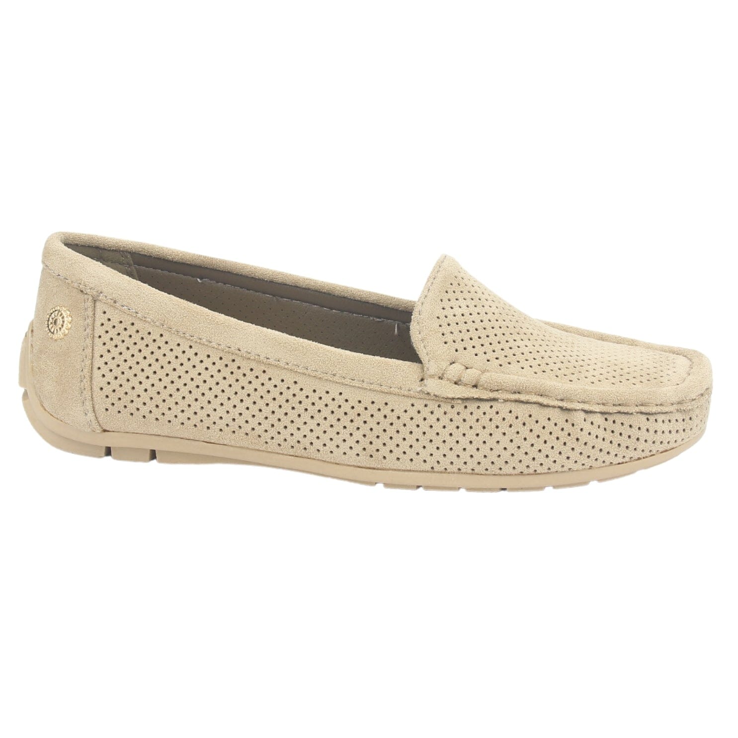 MOCASIN BEIGE MUJER CASUAL CHALADA NAUTICO - 1